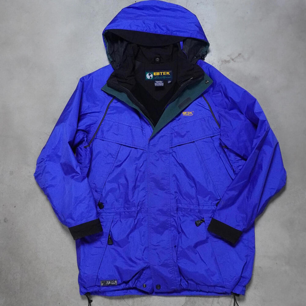 Eddie Bauer Ebtek Gore-Tex Mountain Parka Rain Jacket Vintage 90's Size Small